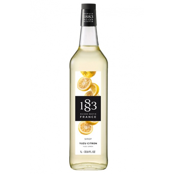 ROUTIN 1883 - SIROP YUZU CITRON 1L BOUTEILLE VERRE