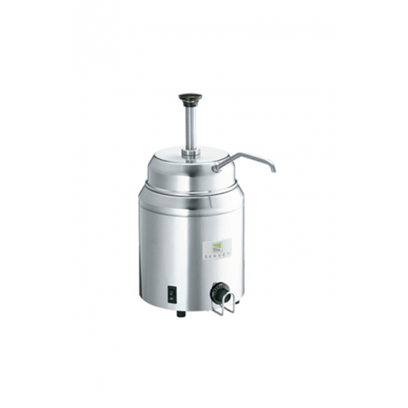 Réchauffeur de sauce 2,80L avec pompe inox