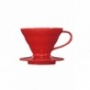 HARIO - DRIPPER V60 ROUGE CERAMIQUE 1-4 TASSES