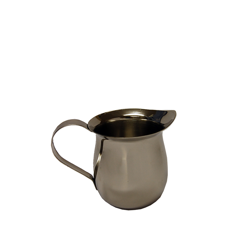 Pot à lait avec bec verseur en forme v 700 ml inox