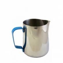 POT LAIT INOX POIGNEE BLEU 32OZ-950ML