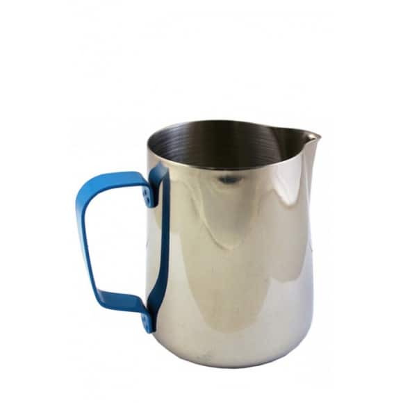 POT LAIT INOX POIGNEE BLEU 32OZ-950ML