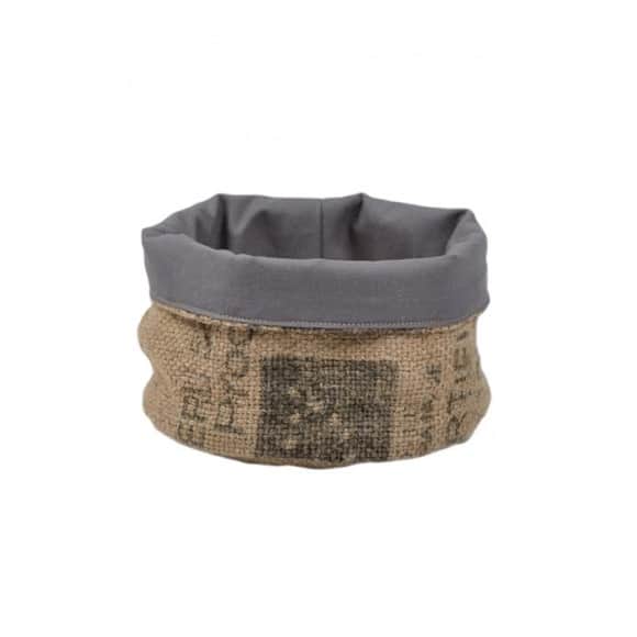 CORBEILLE TAILLE MEDIUM GRIS