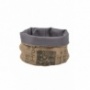 CORBEILLE TAILLE MEDIUM GRIS
