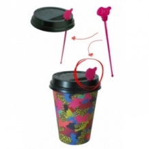 STIX TO GO AGITATEURS 2 EN 1 FUSHIA L.131MM x200