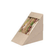 BOITE POUR 2 SANDWICHS TRIANGLE x500