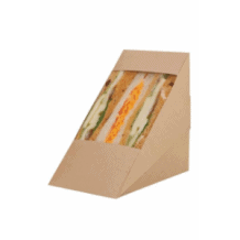 BOITE POUR 3 SANDWICHS TRIANGLE x500