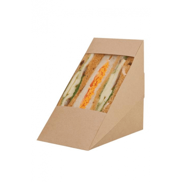 BOITE POUR 3 SANDWICHS TRIANGLE x500
