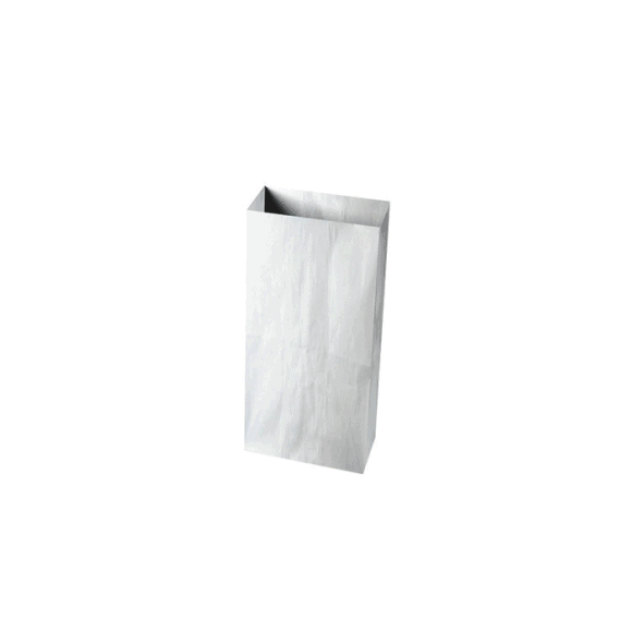 SAC SOUFFLET PAPIER BLANC H.240 x L.110 x P.55 MM x1000