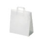 SAC CABAS POIGNEES PAPIER BLANC H.260 x L.260 x P.170 MM x250