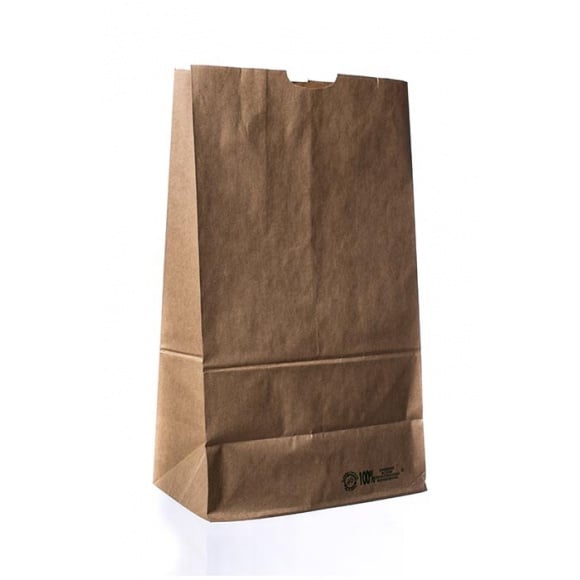 SAC SOS PAPIER KRAFT H.340 x L.180 x P.110 MM x500 LOGO TRI