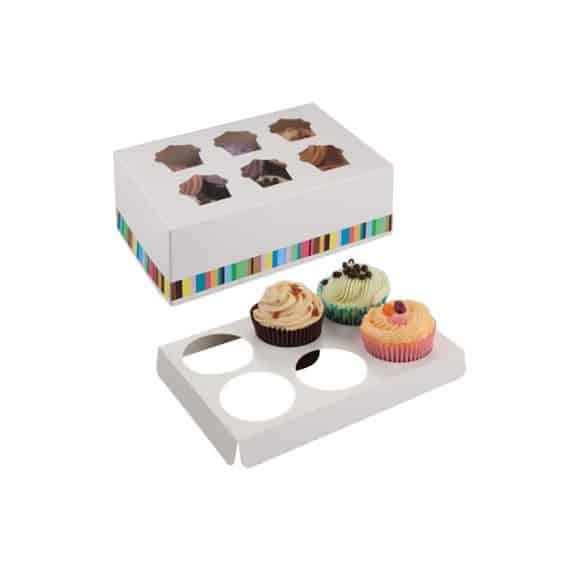 BOITE POUR 6 CUP CAKE x250