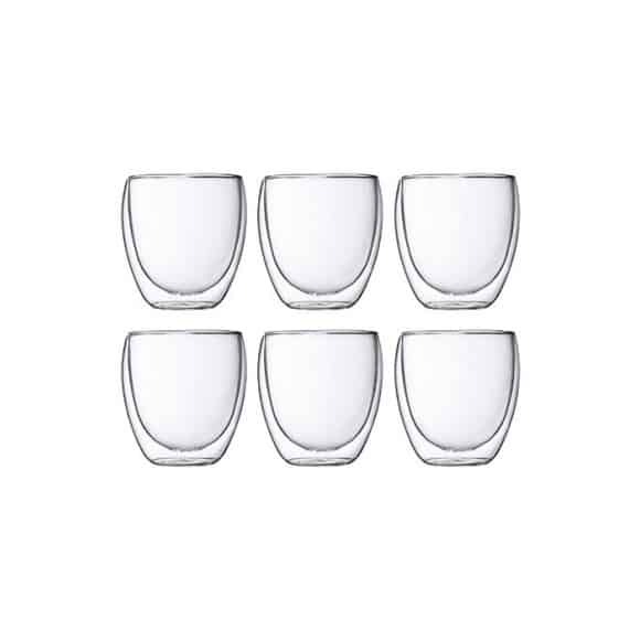 BODUM - PAVINA SET 6 VERRES 80ML