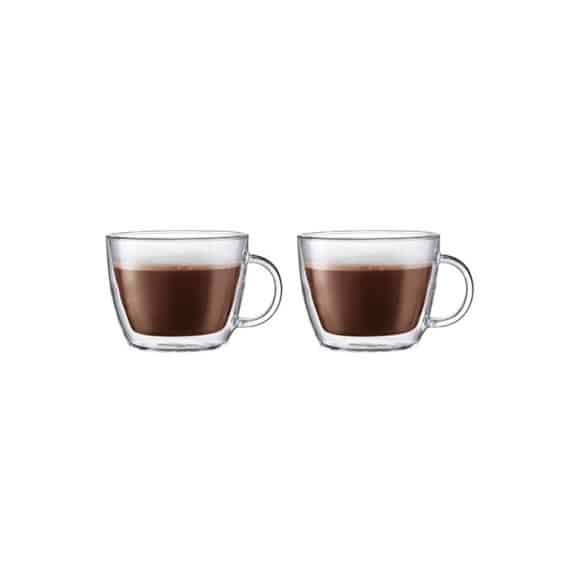 Tasse à Café Double Paroi 150 ml x2 - Tasse et Verres à Café de