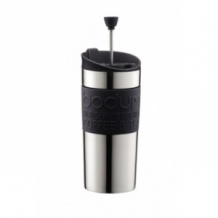 BODUM - TRAVEL MUG INOX A PISTON 350ML NOIR