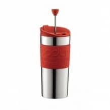 BODUM - TRAVEL MUG INOX A PISTON 350ML ROUGE