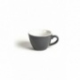 ACME - FLAT CUP TASSE PORCELAINE 150ML GRIS x6