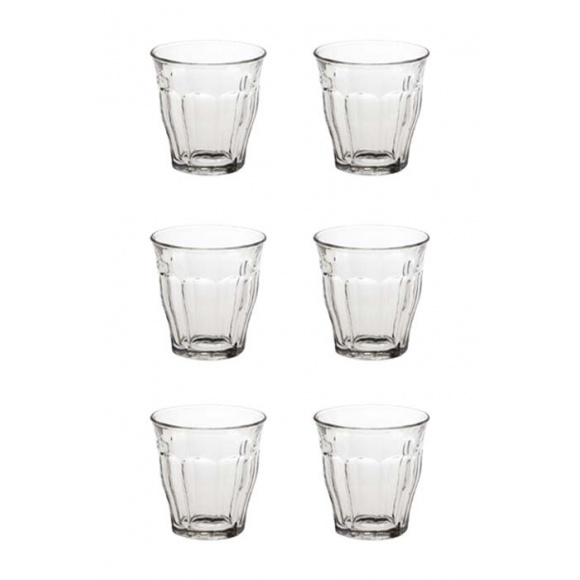 SET x 6 PICARDIE Verre 90ml