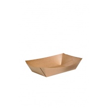 Sachet x 250 barquettes bateau kraft 13,5oz/400ml