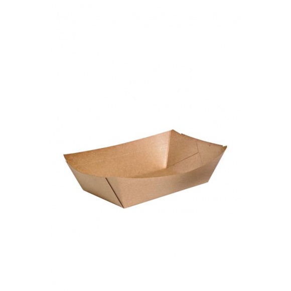 Barquettes bateau kraft 1,2L x 500