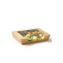 RapTray boîte à salade kraft avec fenêtrer plastique 1L x 360