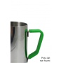 Poignée en silicone vert pour pot à lait 12oz/350ml