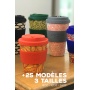 Gobelet en fibre de bambou WIDDLEBIRDY 14oz/400ml