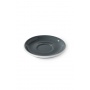 Set x 6 soucoupes porcelaine 110mm Gris