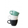 Set x 6 DEMITASSE tasse porcelaine 70ml Vert