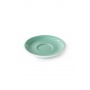 Set x 6 soucoupes porcelaine 110mm Vert