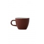 Set x 6 DEMITASSE tasse porcelaine 70ml Marron