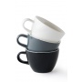 Set x 6 FLAT WHITE tasse porcelaine 150ml Blanc