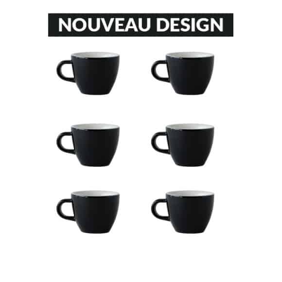 Set x 6 DEMITASSE tasse porcelaine 70ml Bleu