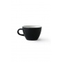 Set x 6 FLAT WHITE tasse porcelaine 150ml Noir