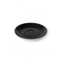 Set x 6 soucoupes porcelaine 140mm Noir