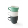 Set x 6 TULIP tasse porcelaine 170ml Blanc