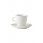 Set x 6 TULIP tasse porcelaine 170ml Blanc