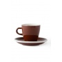 Set x 6 TULIP tasse porcelaine 170ml Marron