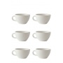 Set x 6 CAPPUCCINO CUP tasse porcelaine 190ml Blanc