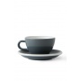 Set x 6 CAPPUCCINO tasse porcelaine 190ml Gris