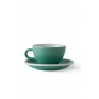 Set x 6 CAPPUCCINO tasse porcelaine 190ml Vert