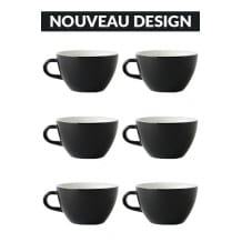 Bodum SET x 2 ASSAM Tasse verre Poignée métal 10oz/300ml