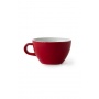 Set x 6 LATTE tasse porcelaine 280ml Rouge