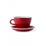 Set x 6 MIGHTY tasse porcelaine 350ml Rouge