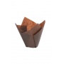 Boîte 200 caissettes marron pour muffin 85g