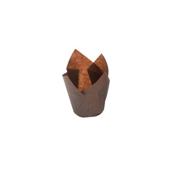 Boîte 300 caissettes marron pour muffin 40g