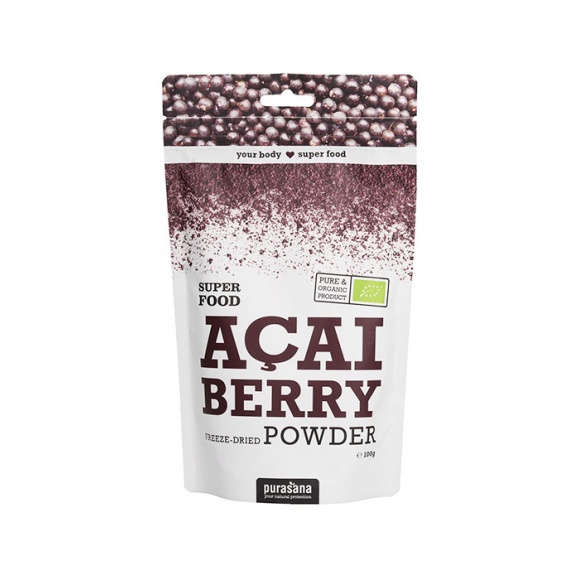 Poudre de baies d'Açaï SuperFood poche 100g