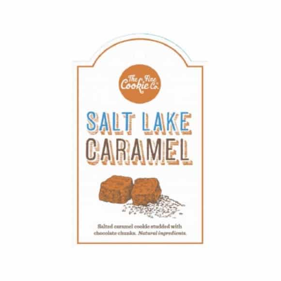 Etiquette cookies Salt Lake Caramel