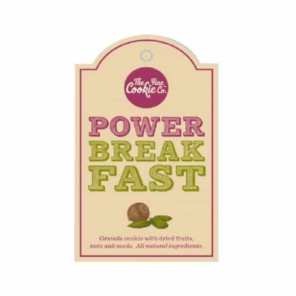 Etiquette cookies Power Breakfast