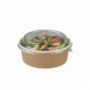 BOITE RONDE MULTIFOOD KRAFT + COUVERCLE 700ML x150